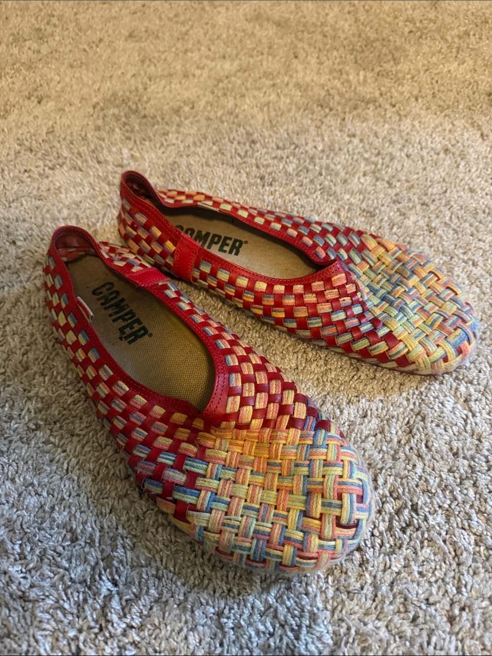 CAMPER WOVEN COLORFUL FLATS 41